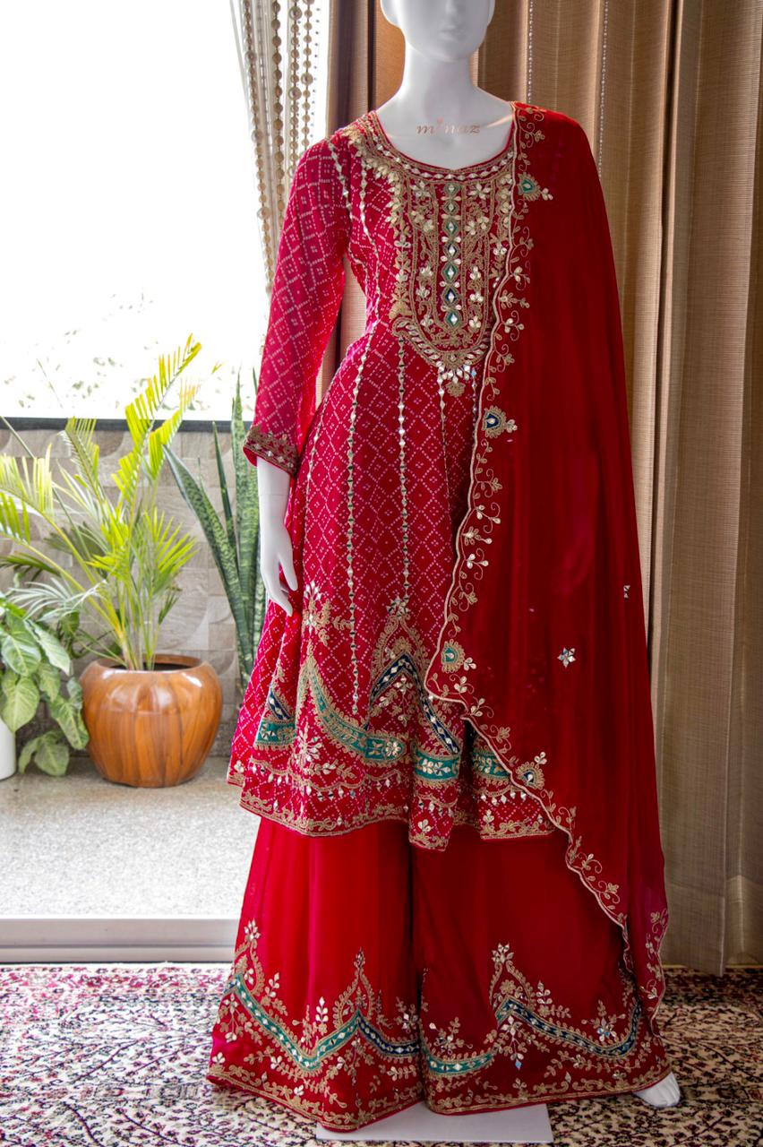 Faiza Anarkali Pakistani dress - Saffronfashionindia