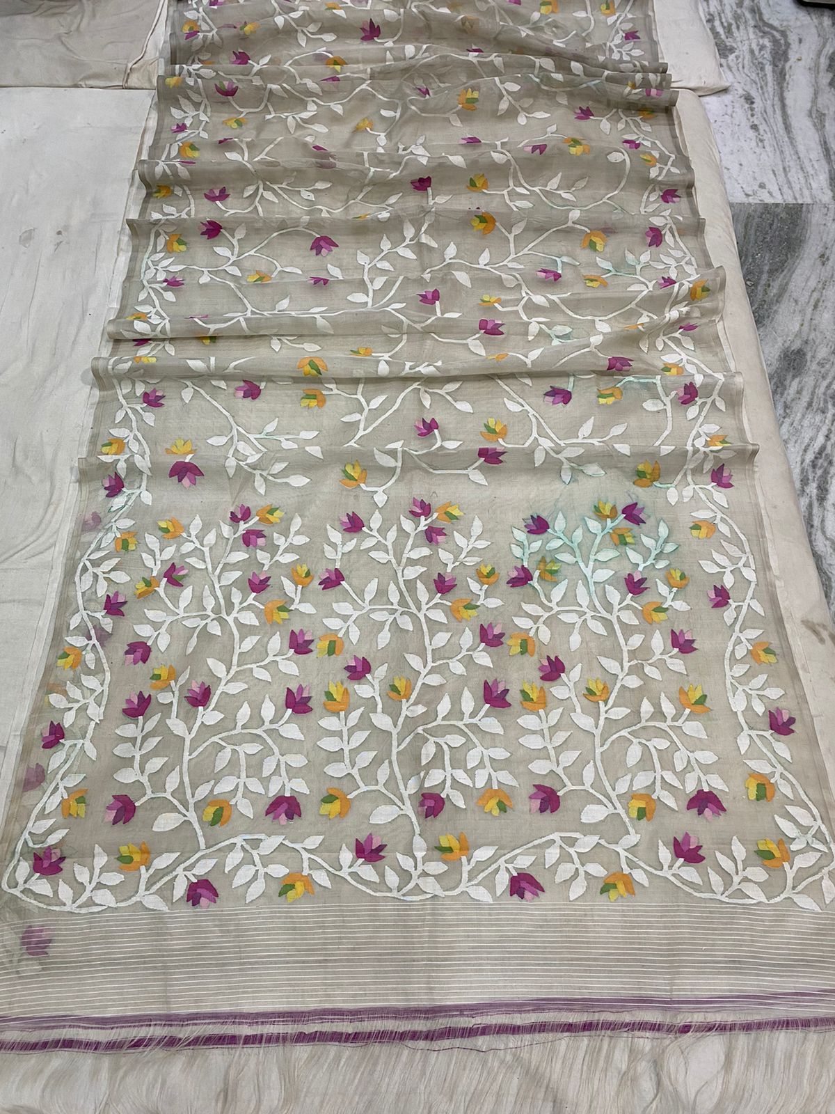 Malvish tantuj jamdani sarees - Saffronfashionindia