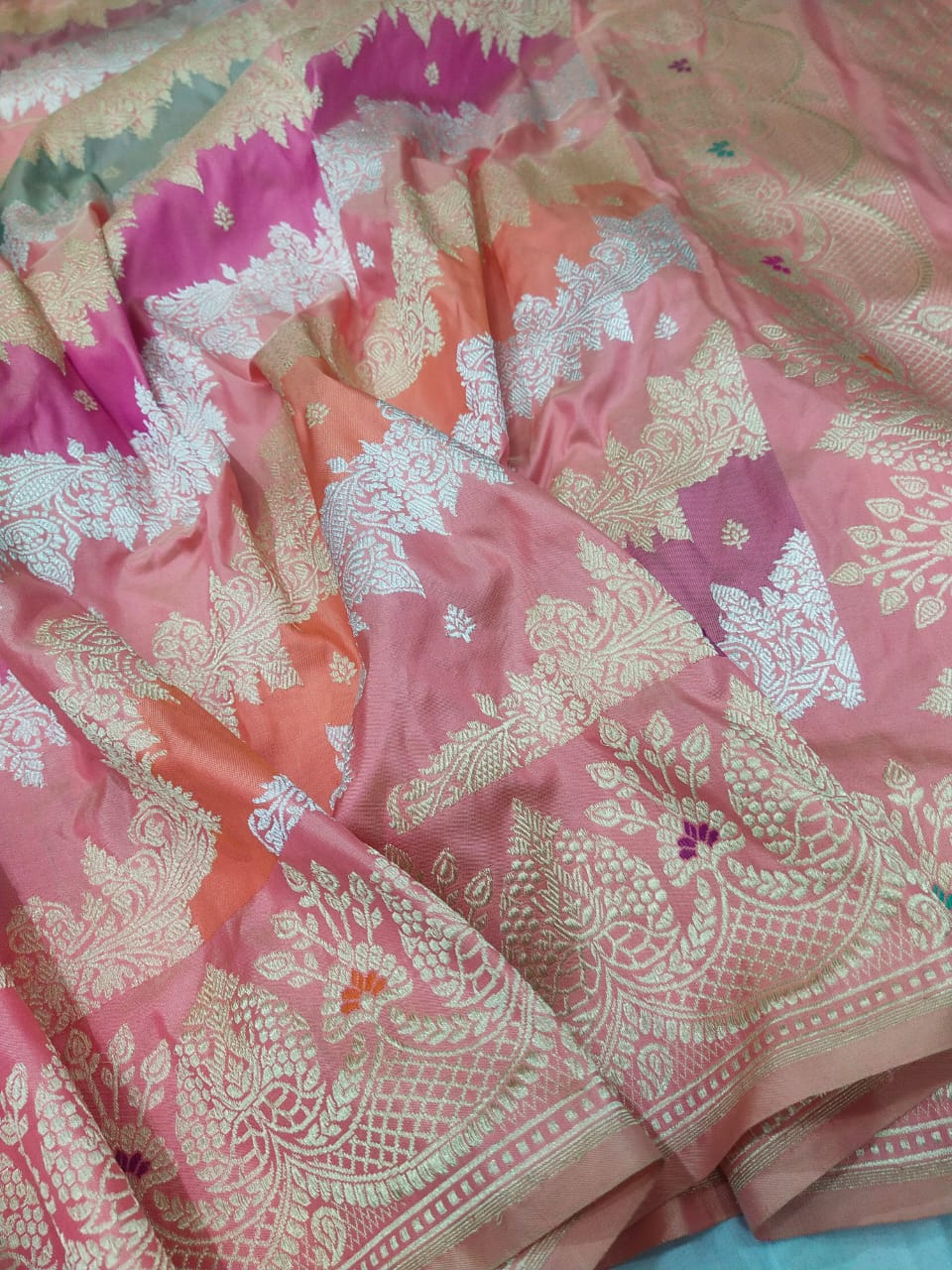 Rangkart premium Banarsi saree - Saffronfashionindia