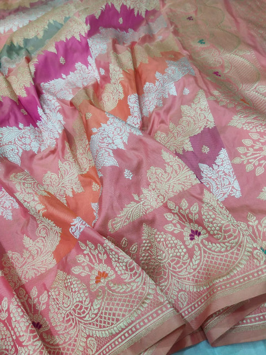 Rangkart premium Banarsi saree - Saffronfashionindia