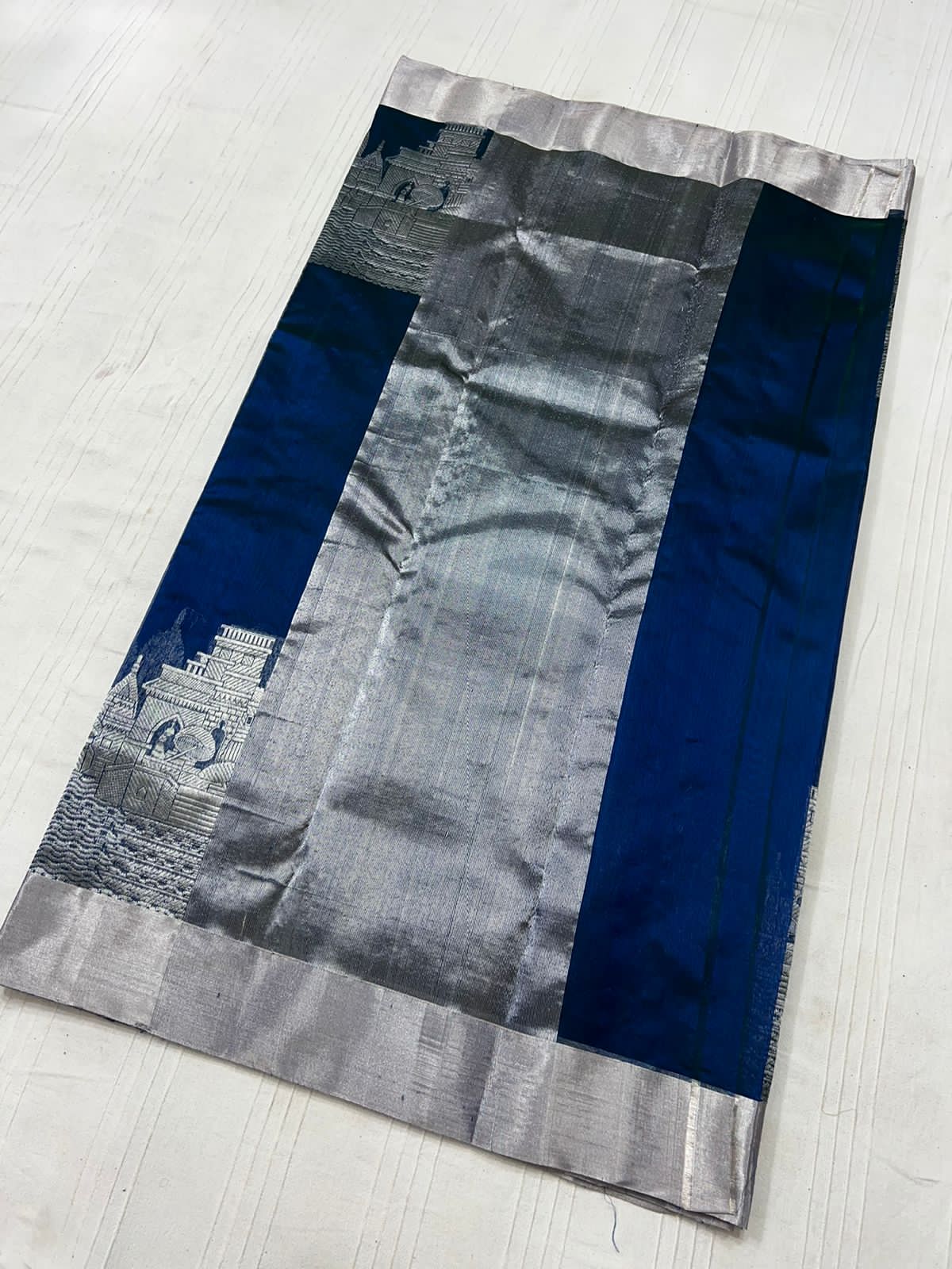 Rinaz Chanderi indian saree - Saffronfashionindia