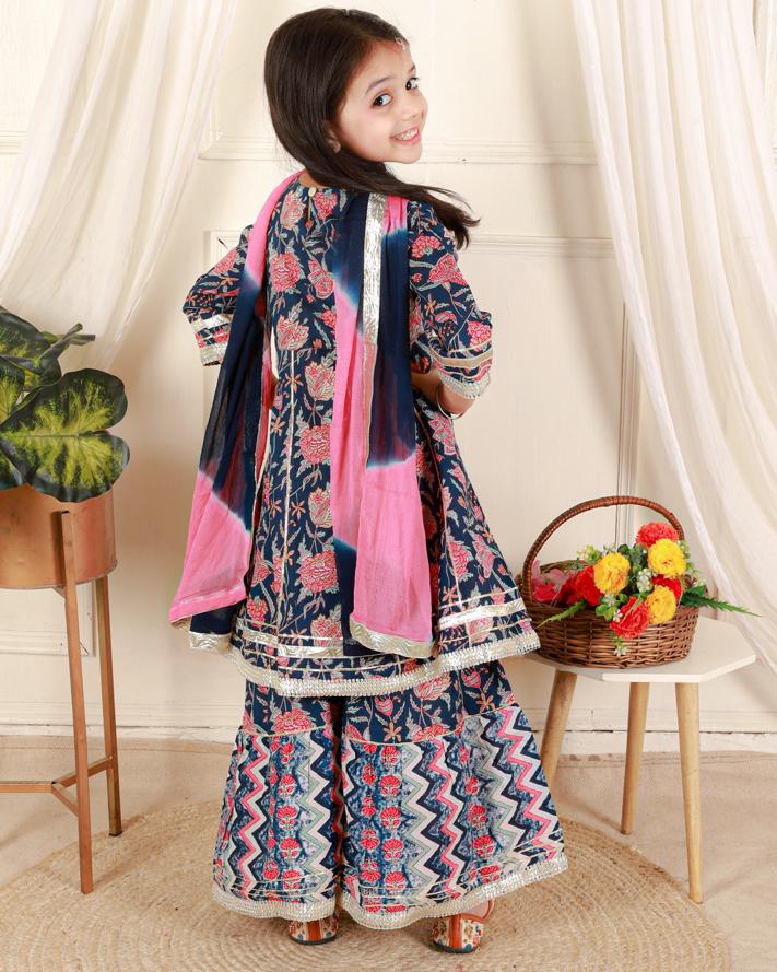 Pavish Anarkali kids dresz - Saffronfashionindia
