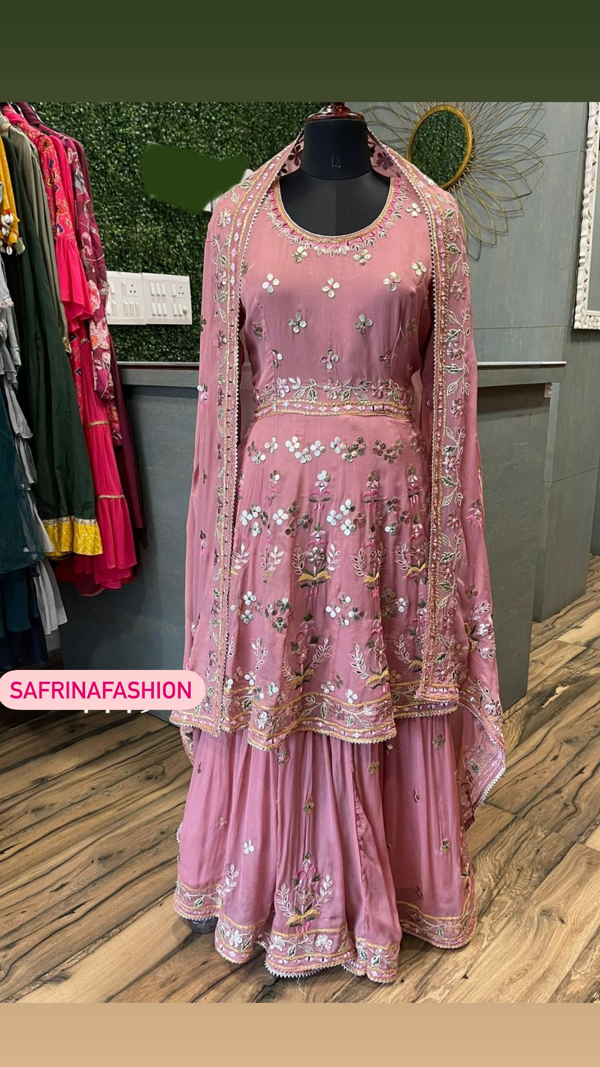Anis kurta gharara set - Saffronfashionindia
