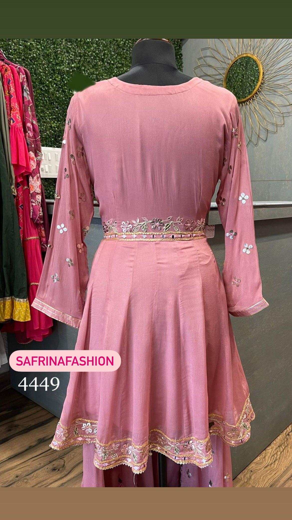 Anis kurta gharara set - Saffronfashionindia