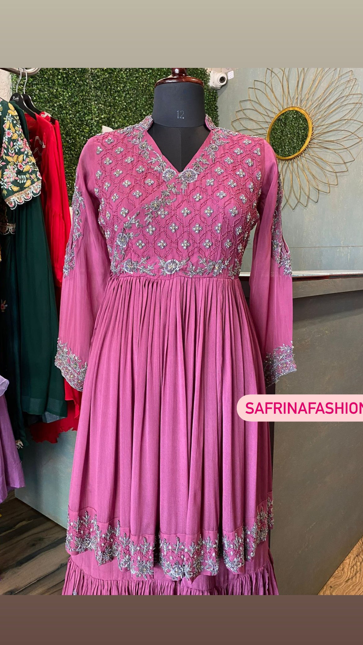 Yasmin kurta dress Pakistani dress indowestern dress - Saffronfashionindia