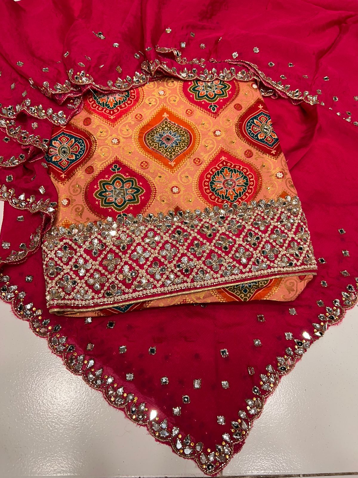 Ciani Banarsi Indian salwar suit - Saffronfashionindia