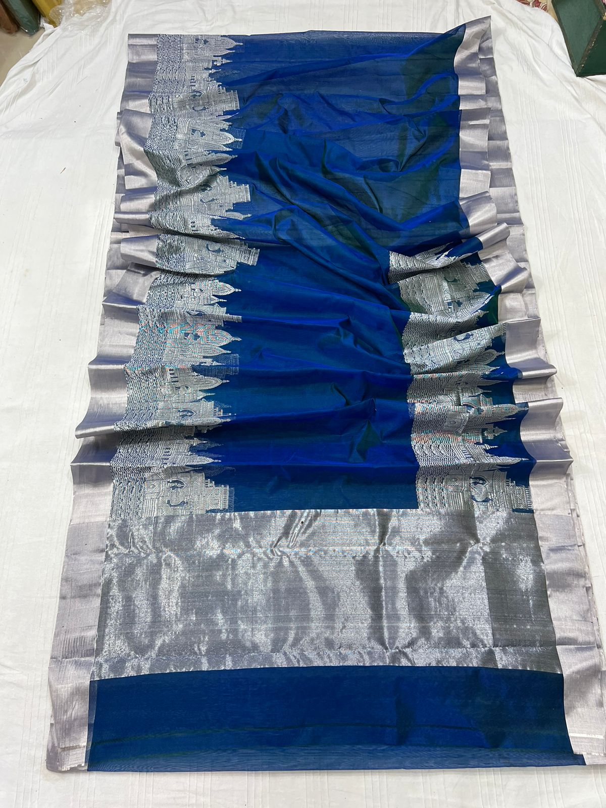 Rinaz Chanderi indian saree - Saffronfashionindia