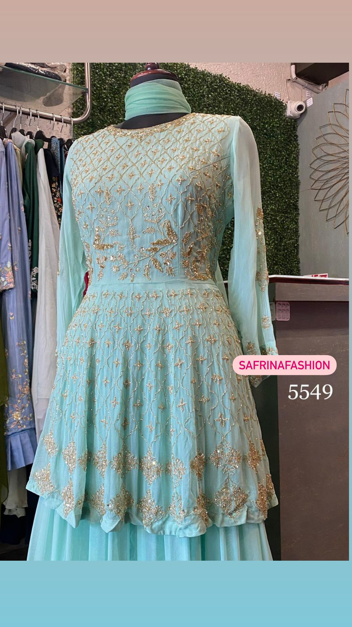 Masibha peplum kurta dress - Saffronfashionindia