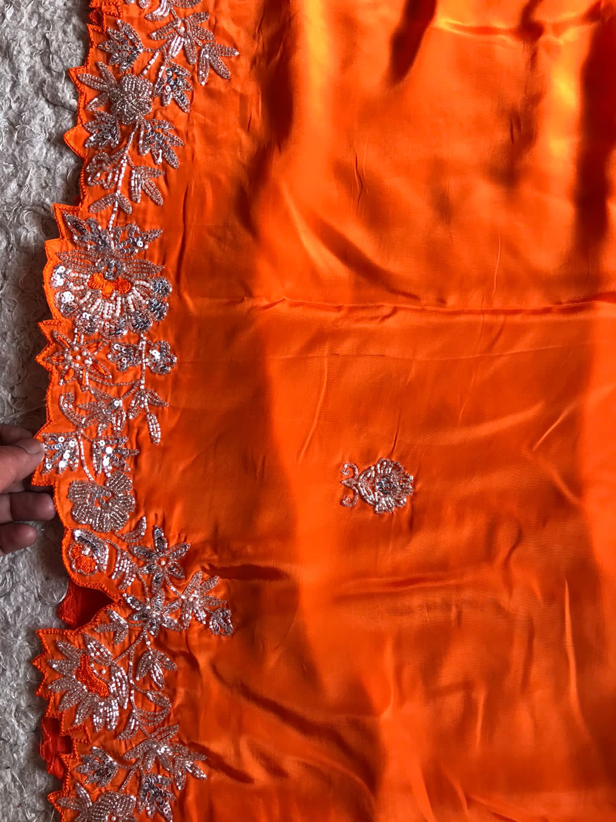 Rasha premium crepe silk saree - Saffronfashionindia