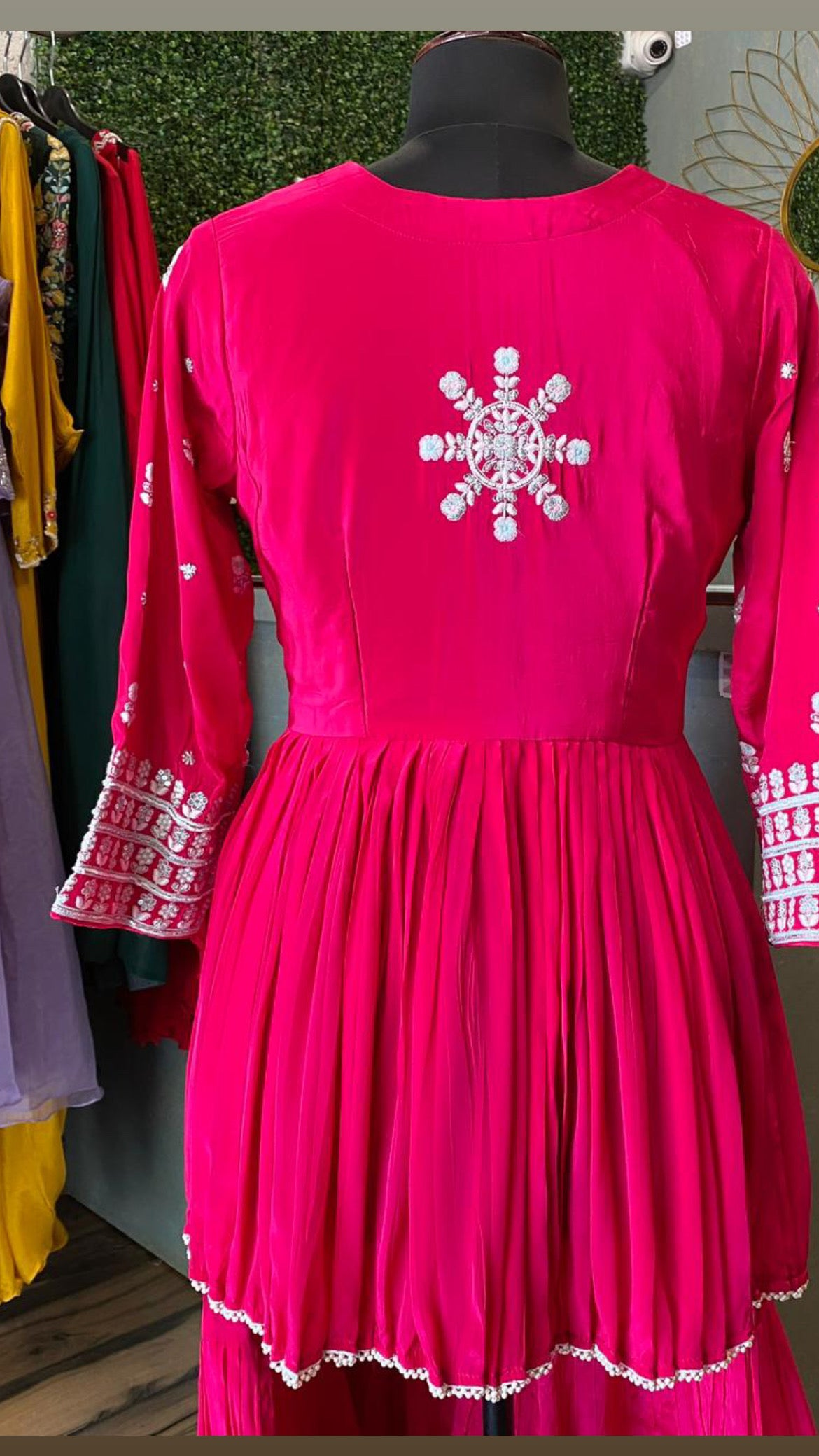 Shivir peplum kurta dress - Saffronfashionindia