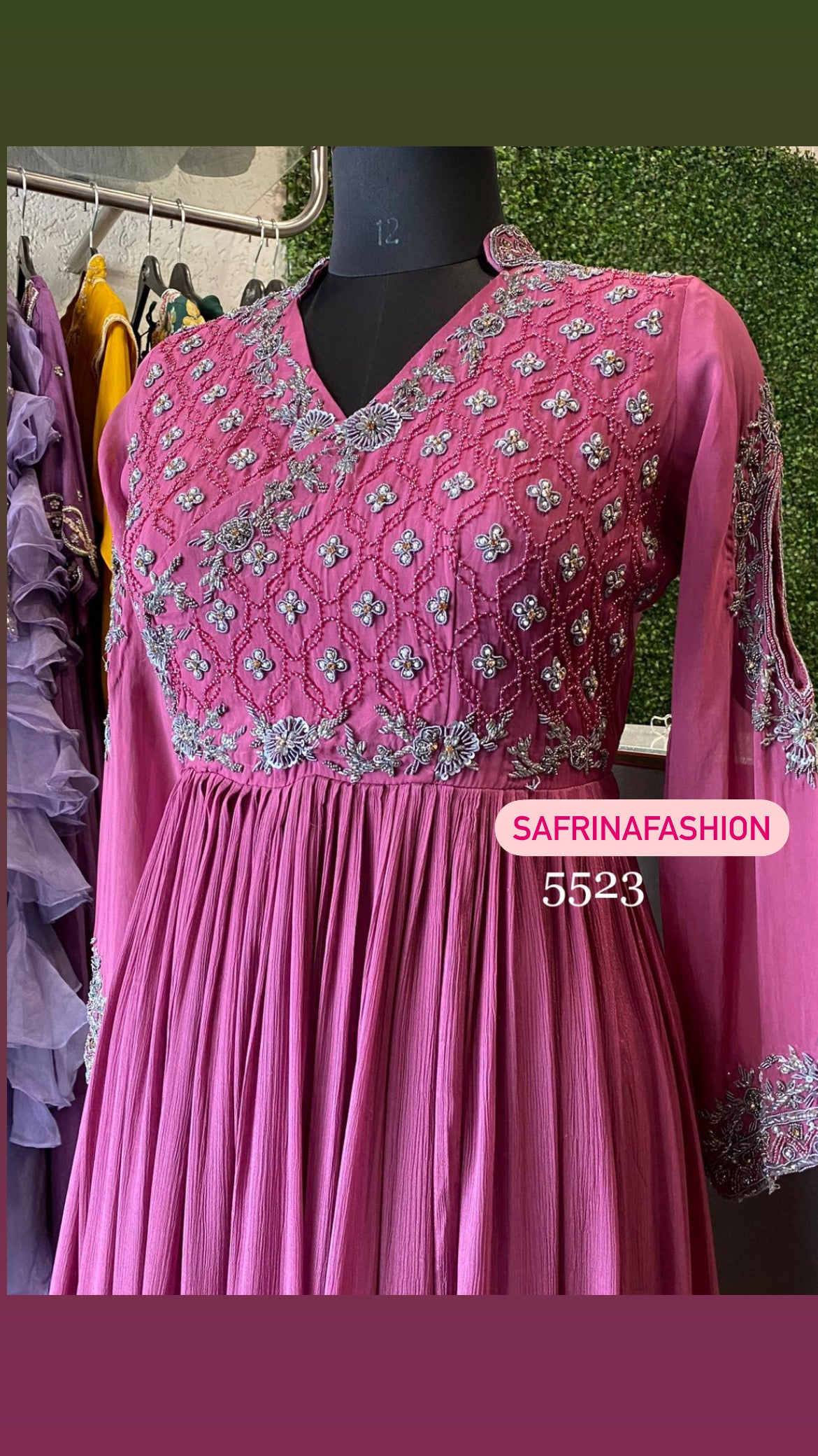 Yasmin kurta dress Pakistani dress indowestern dress - Saffronfashionindia