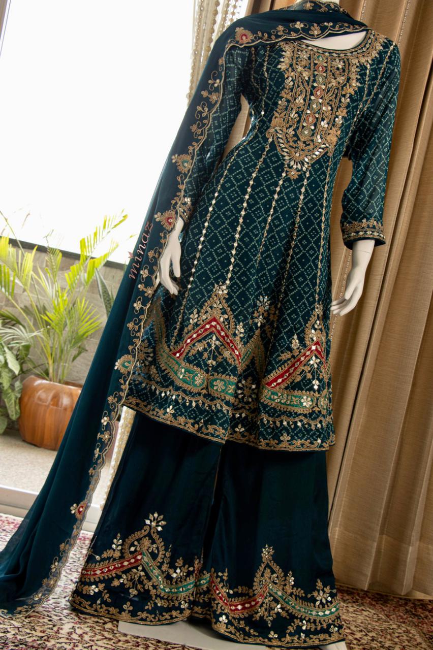 Faiza Anarkali Pakistani dress - Saffronfashionindia