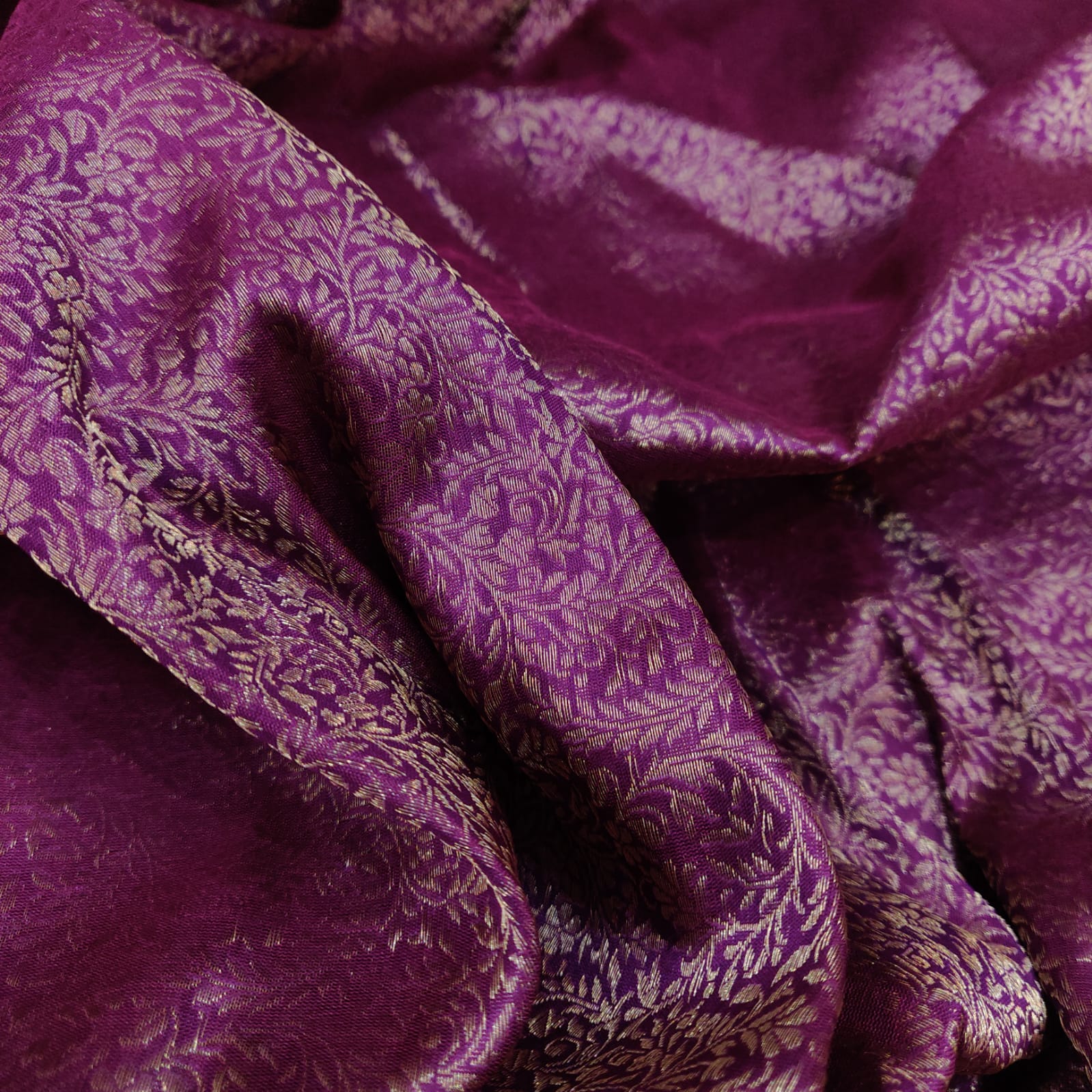 Nohira Katan silk handwoven saree - Saffronfashionindia