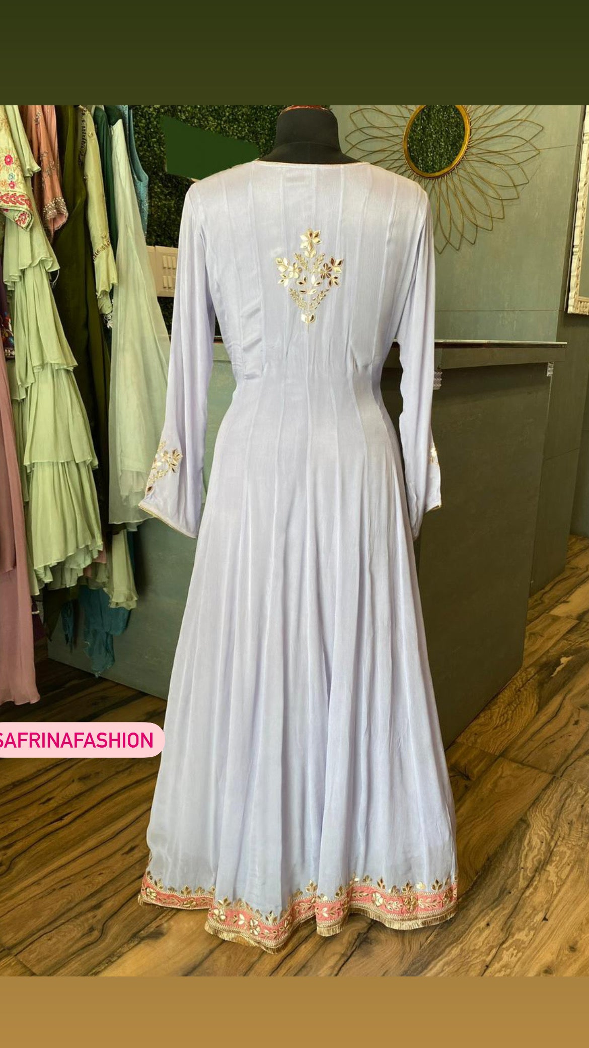 Aastha Anarkali dress traditional dress - Saffronfashionindia