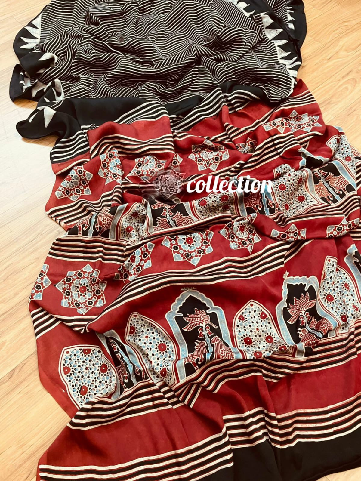 Vanisha amrakhand modal silk saree - Saffronfashionindia