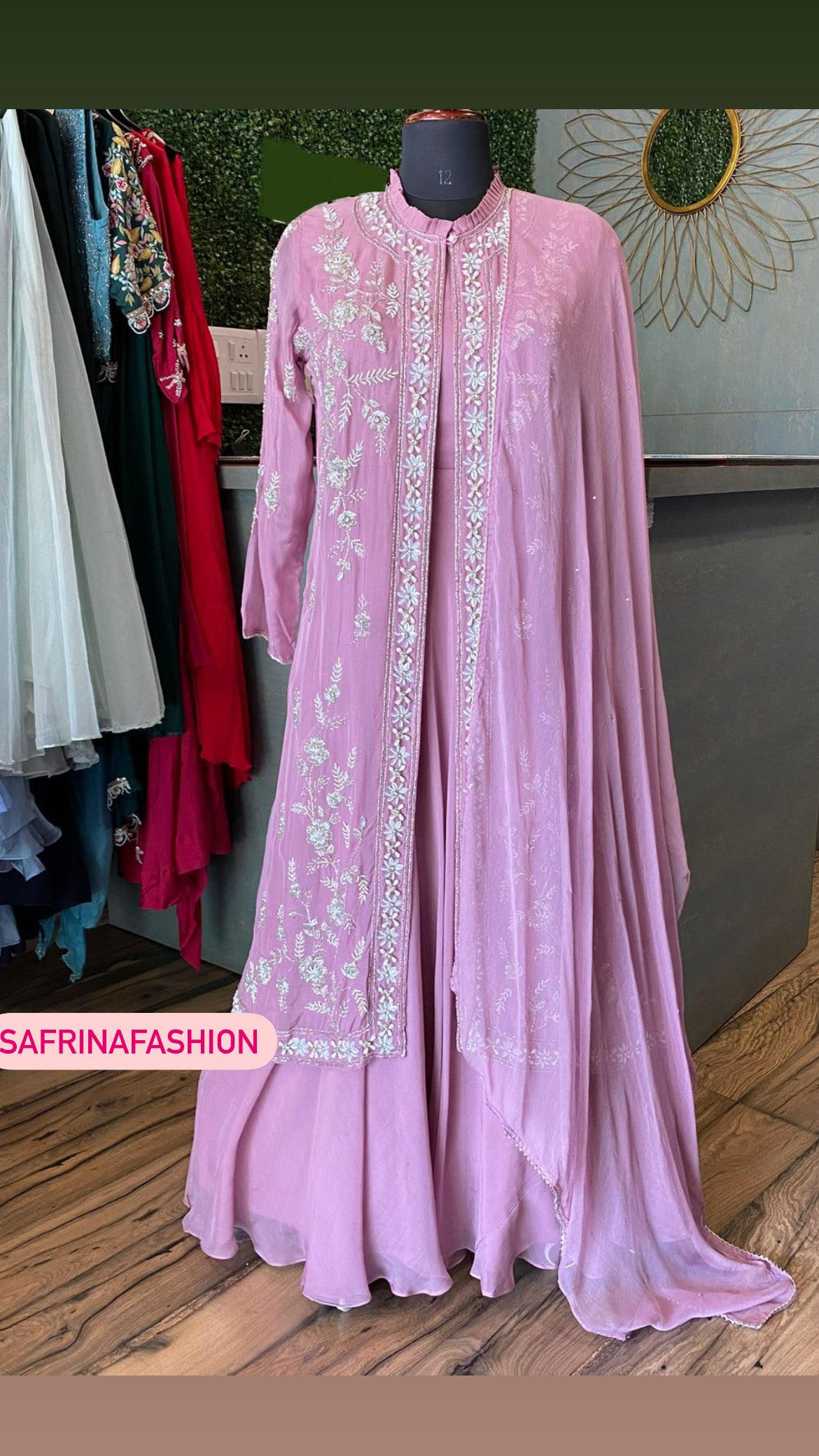 Janvir long kurta dress - Saffronfashionindia