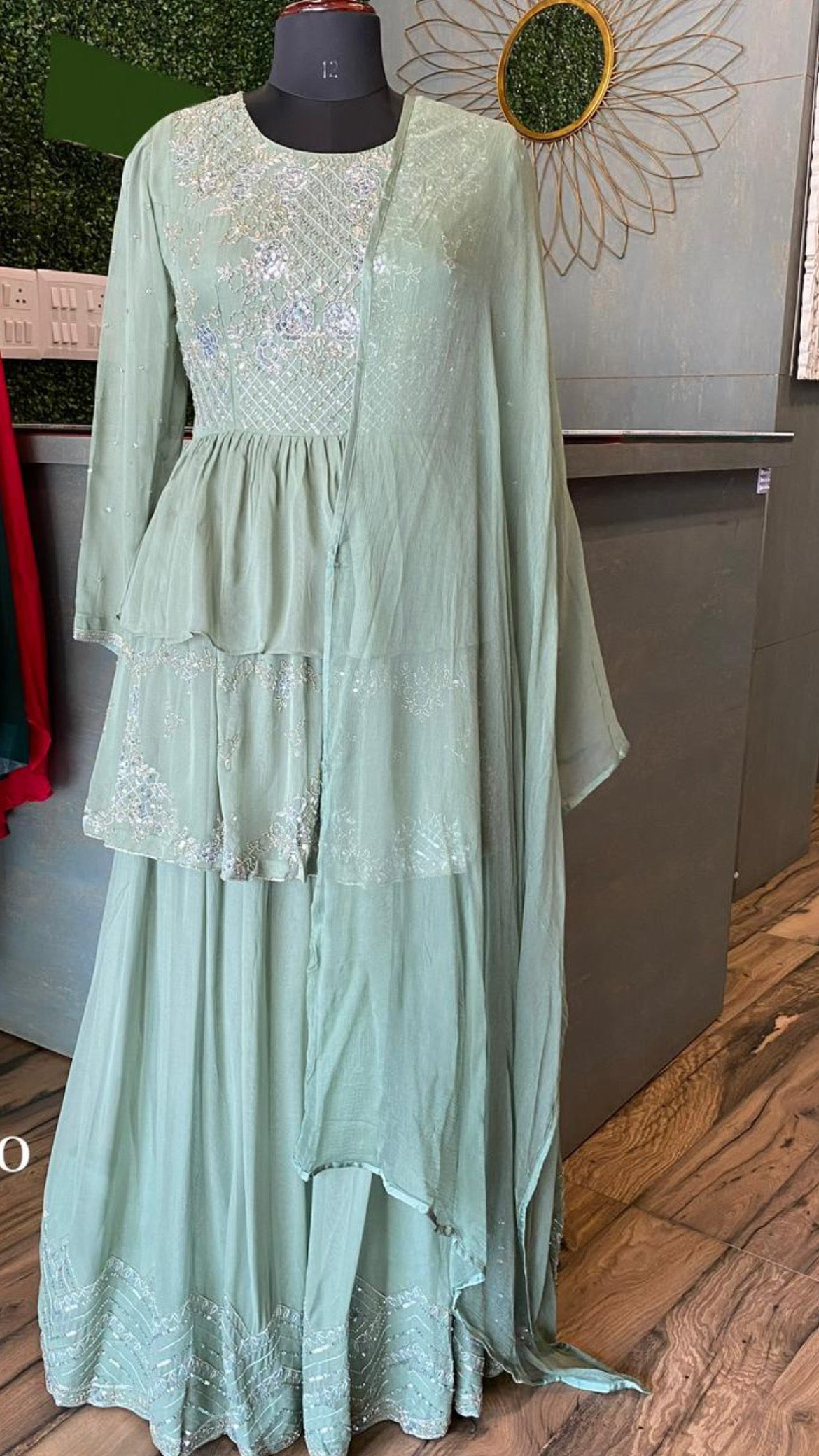 Lavisha indowestern dress gown - Saffronfashionindia
