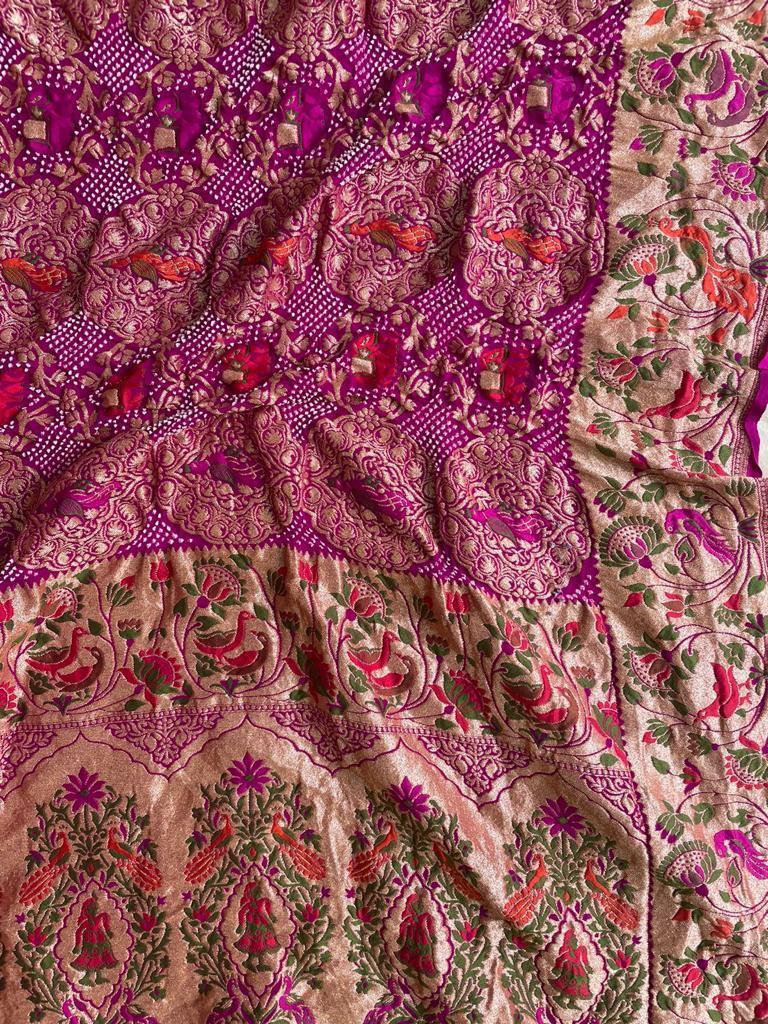 Misha gorgette dupatta - Saffronfashionindia