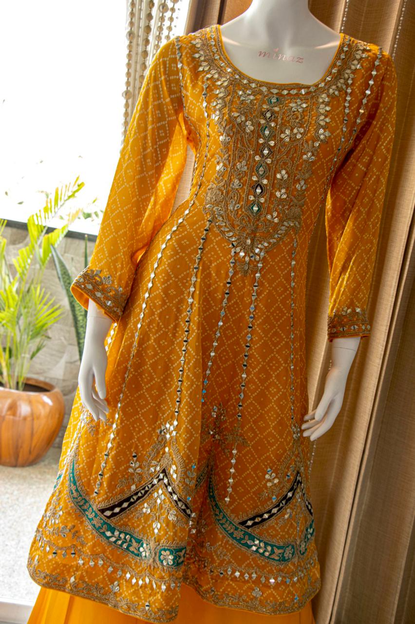 Faiza Anarkali Pakistani dress - Saffronfashionindia