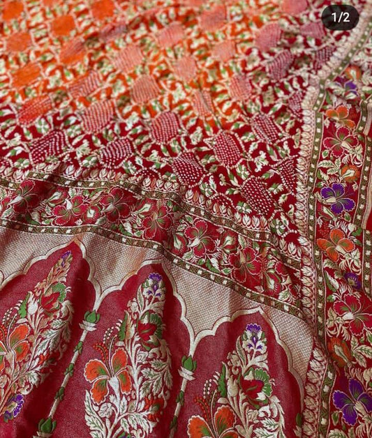 Panisha Banarsi dupatta - Saffronfashionindia