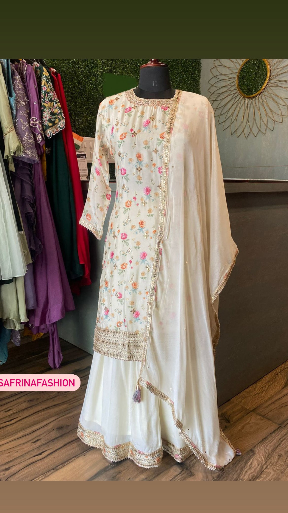 Amisha kurta sharara dress - Saffronfashionindia