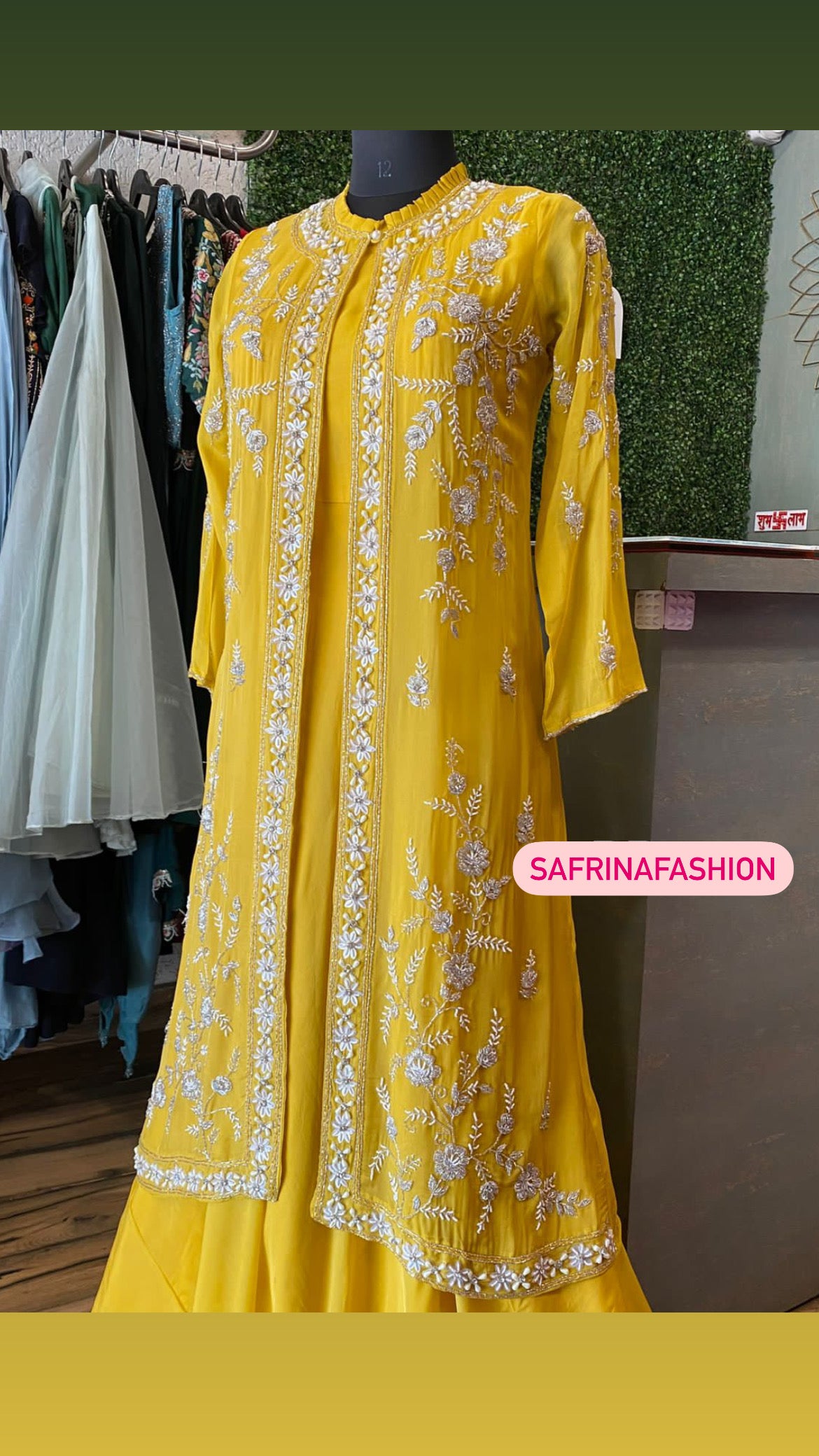Janvir long kurta dress - Saffronfashionindia
