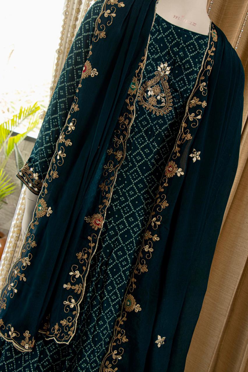 Faiza Anarkali Pakistani dress - Saffronfashionindia