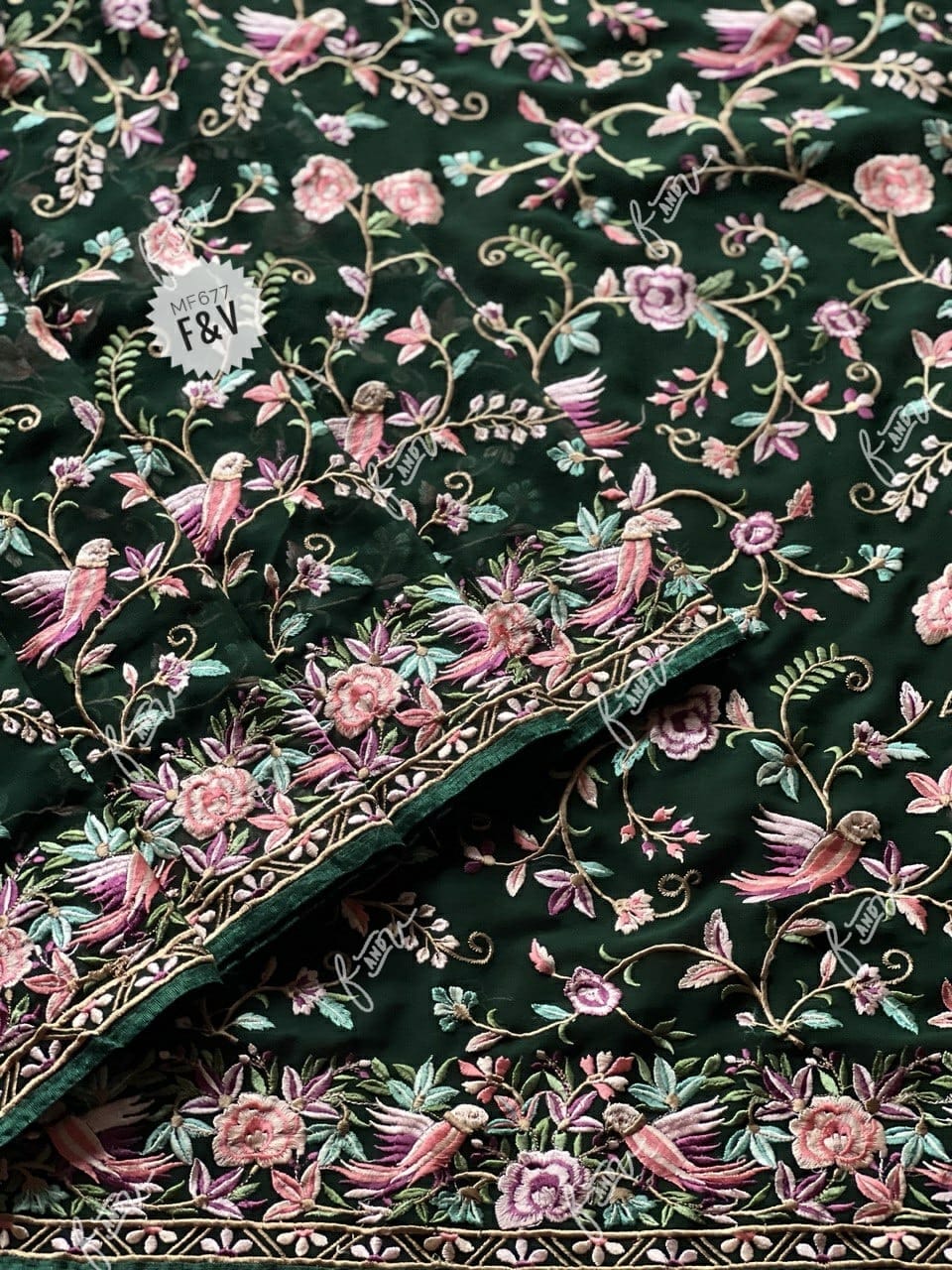 Kiasha Parsi inspired sari - Saffronfashionindia