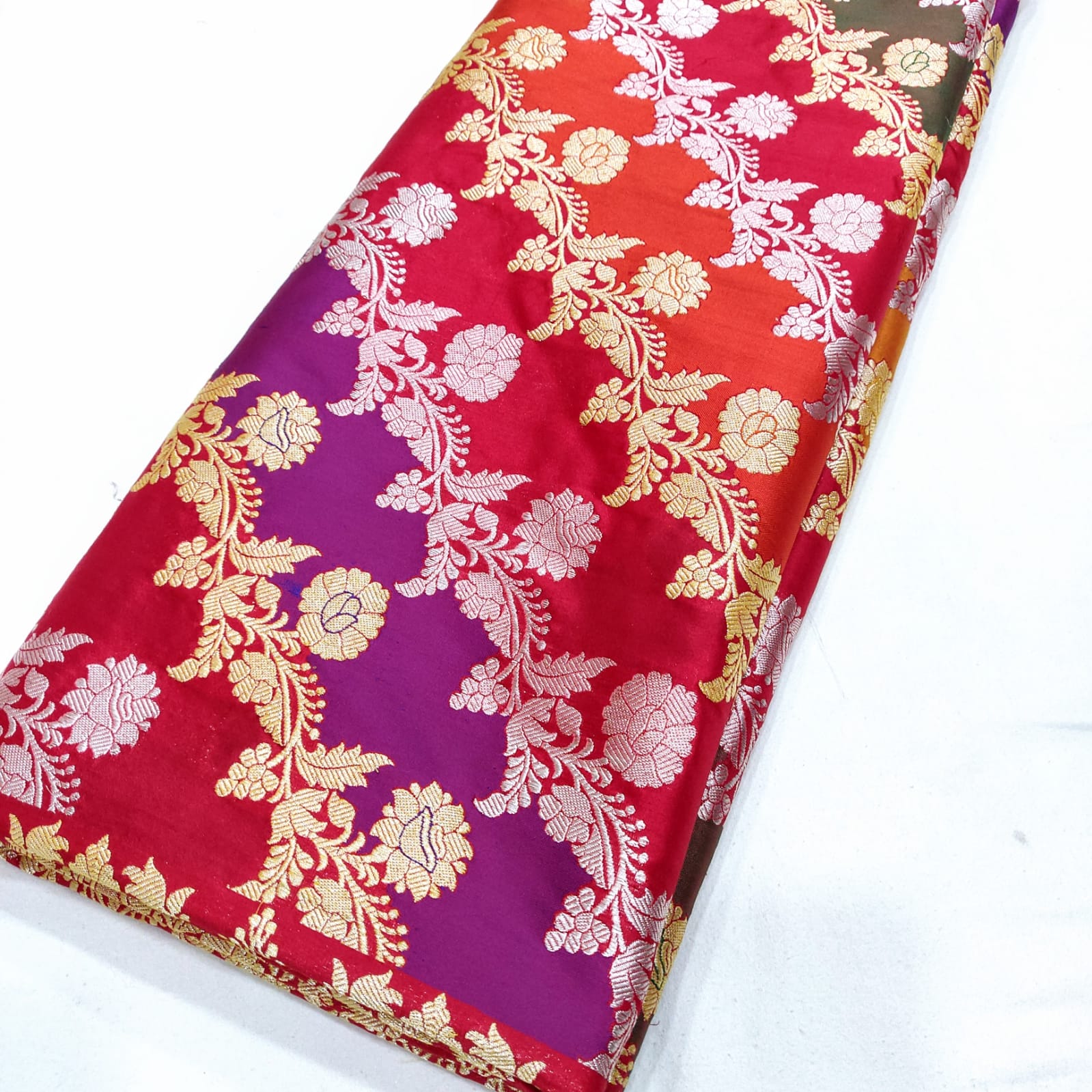 Rangkat handwoven Katan silk sarees - Saffronfashionindia