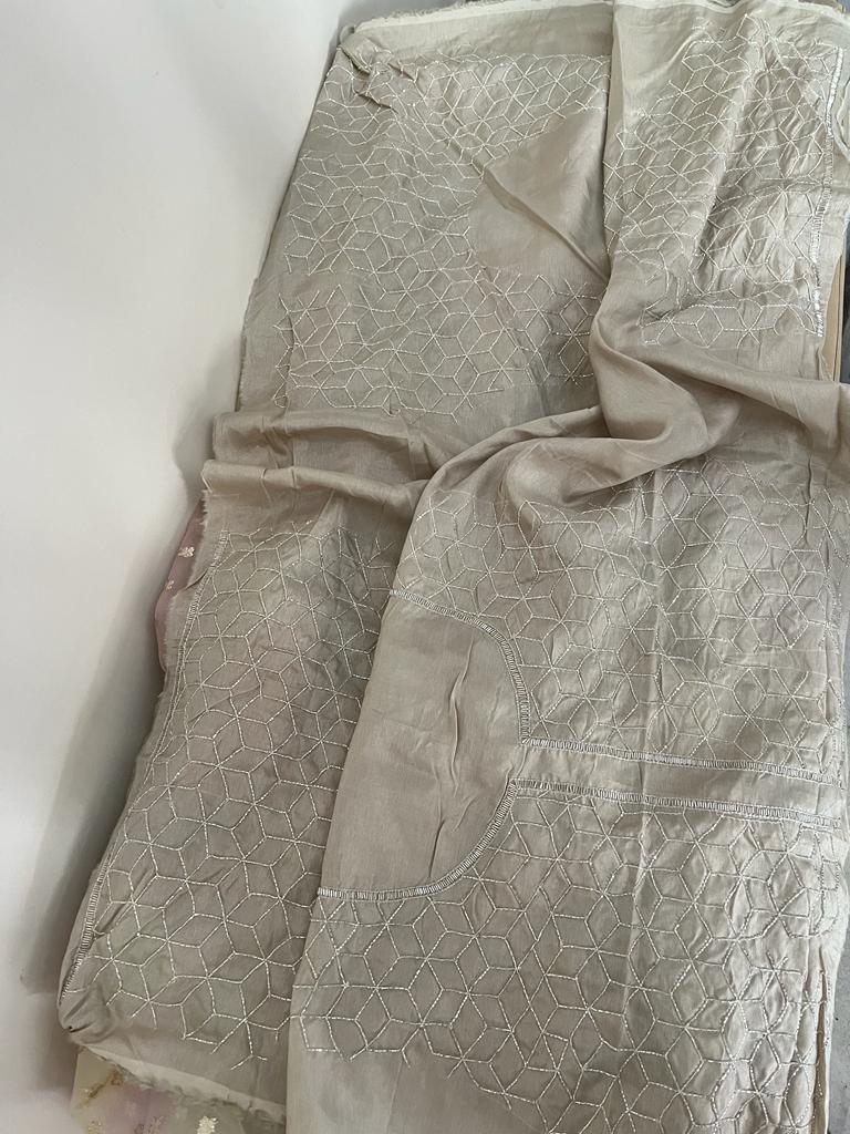 Multi saree organza weaving zari saree - Saffronfashionindia