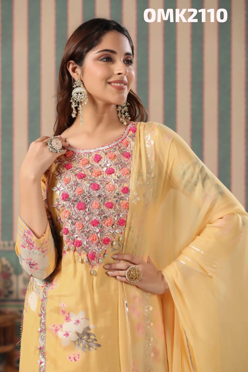 Pishaki floral sharara dress - Saffronfashionindia