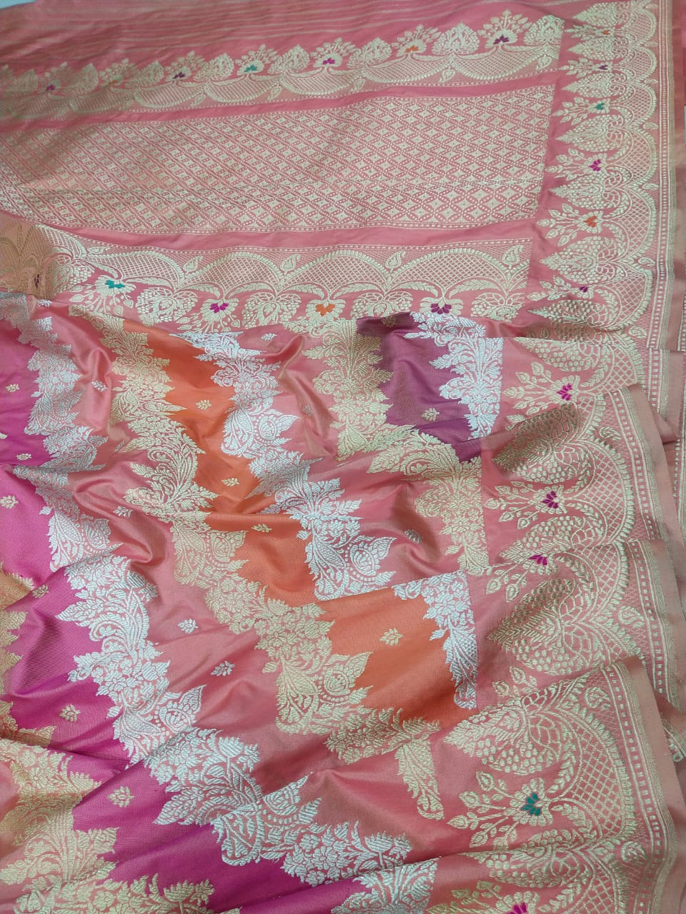 Rangkart premium Banarsi saree - Saffronfashionindia
