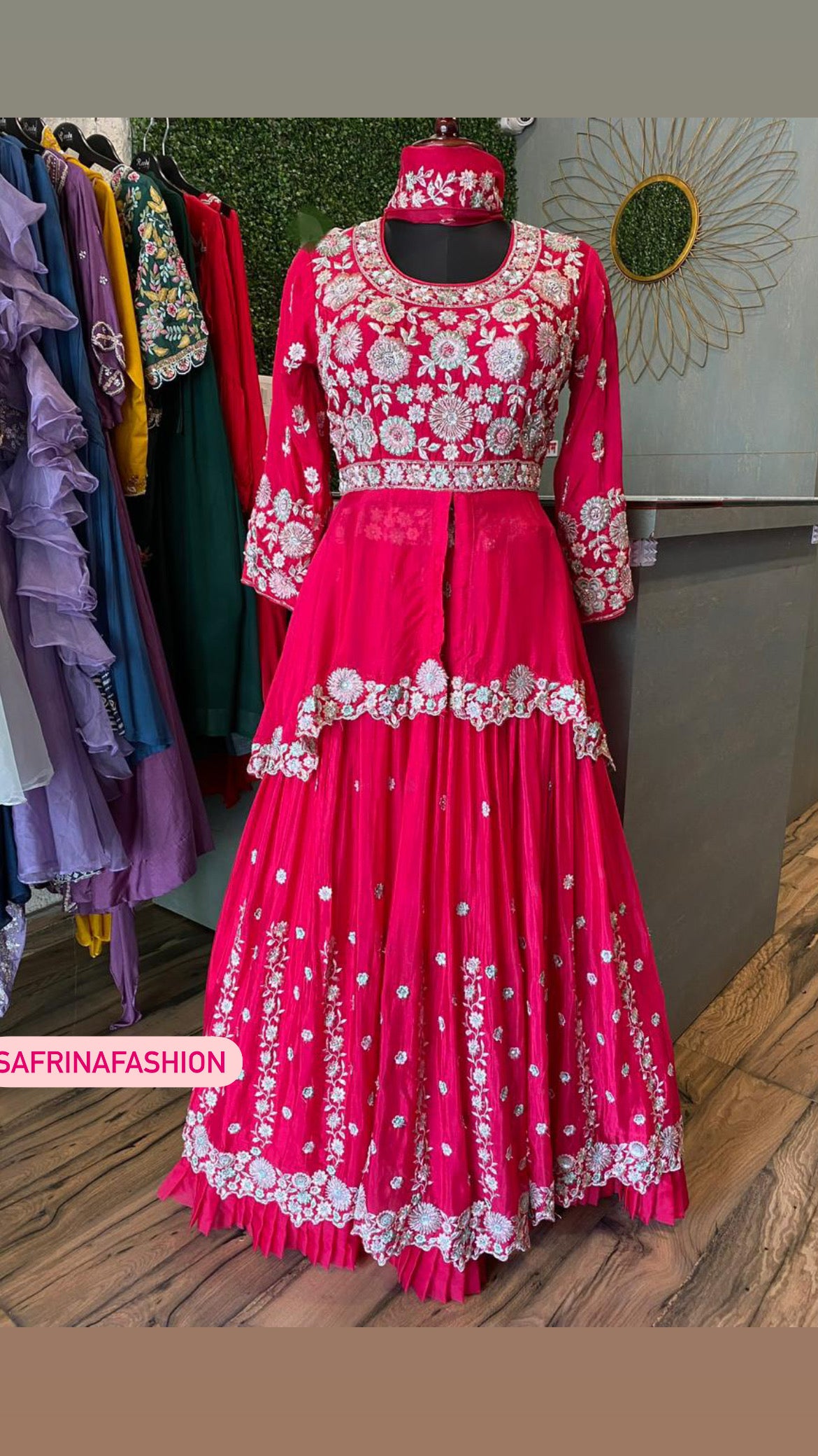Malvika ramp inspired dress - Saffronfashionindia