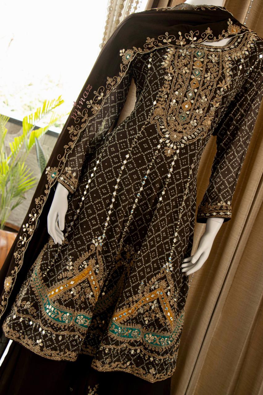 Faiza Anarkali Pakistani dress - Saffronfashionindia