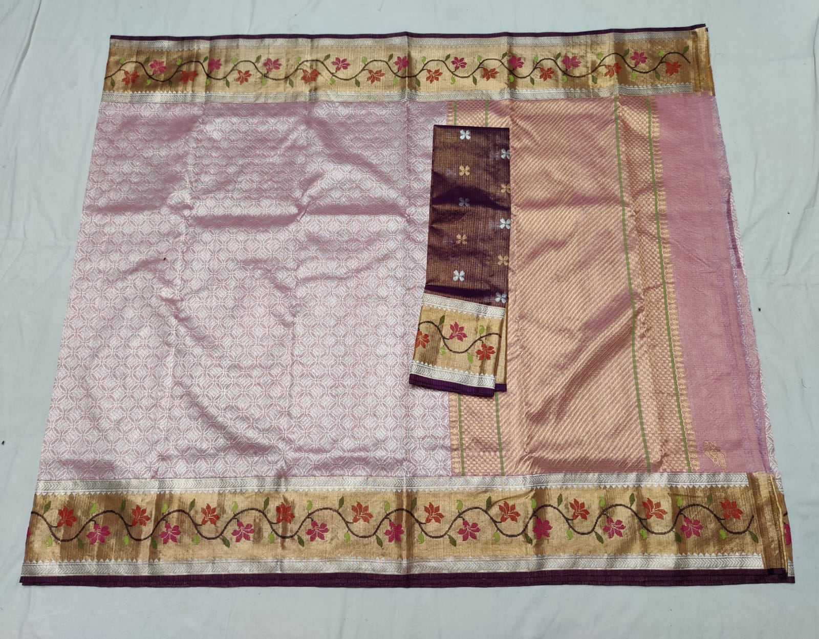 Jamawar zari kota sarees Indian saree - Saffronfashionindia