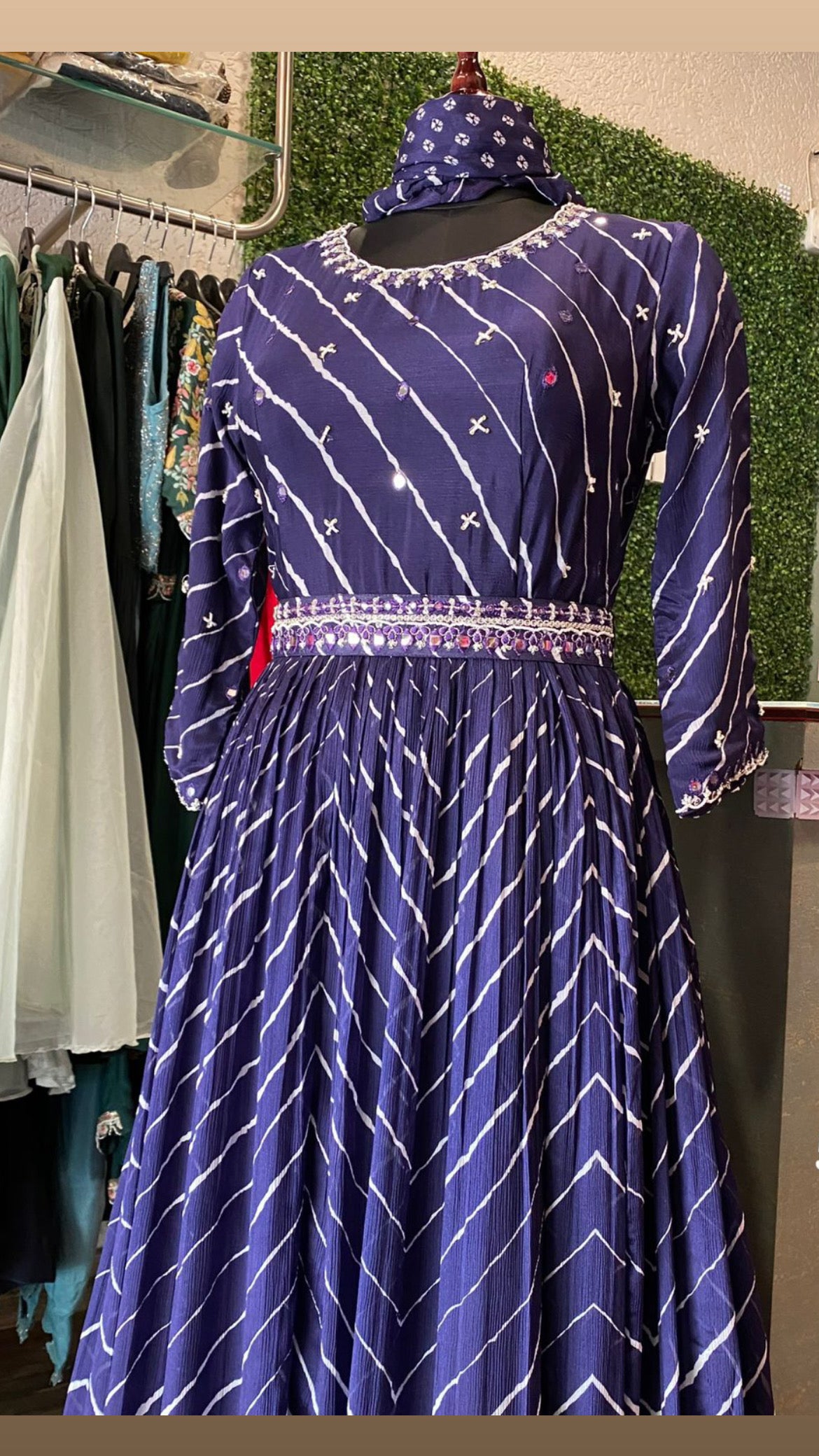 Ninja draping gown dress - Saffronfashionindia