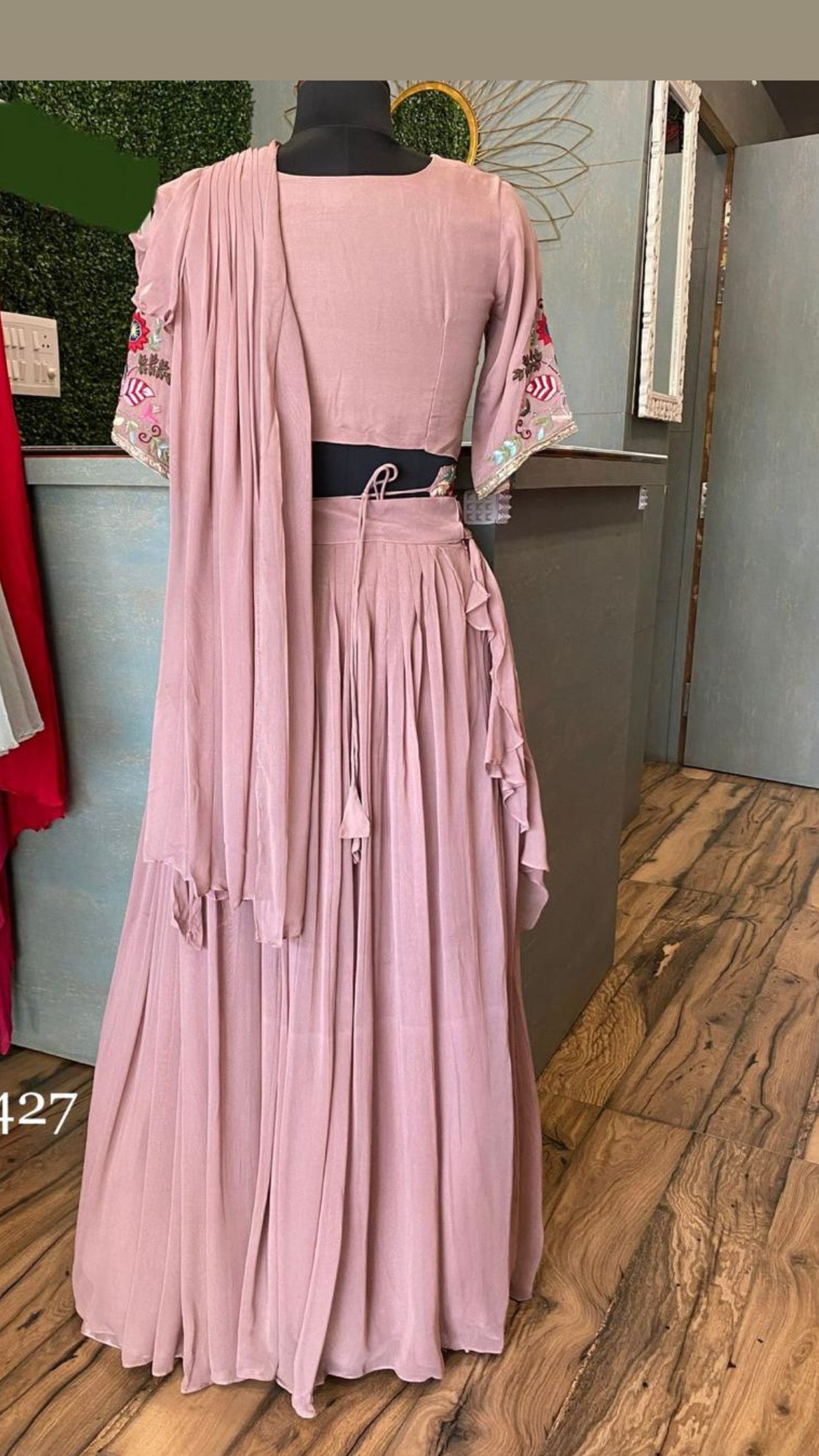 Zinaah indowestern dress partywear dress - Saffronfashionindia