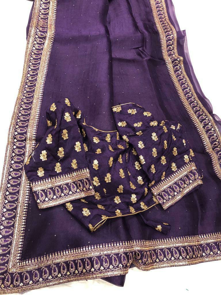 Sabyasachi inspired Mukesh saree - Saffronfashionindia