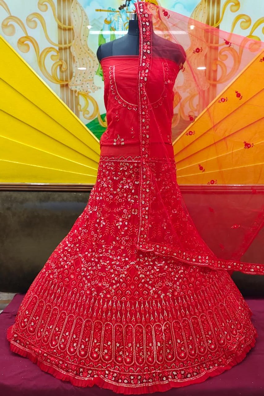 Susan stylish reception lehanga choli - Saffronfashionindia