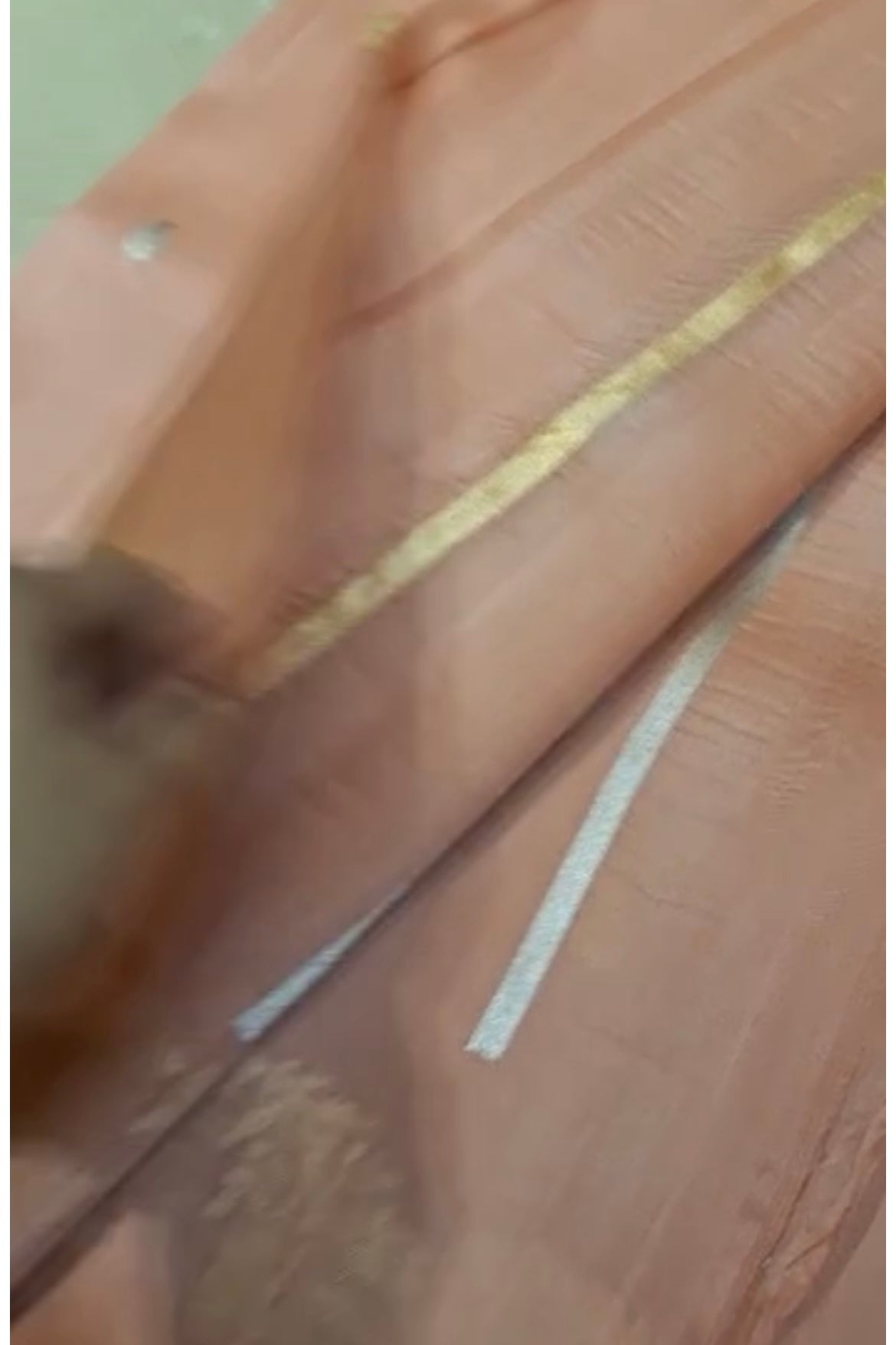 Avesha handloom Banarsi kora saree - Saffronfashionindia