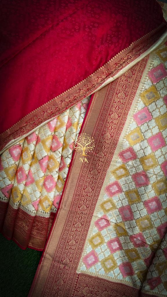 Rimjhim soft silk saree - Saffronfashionindia