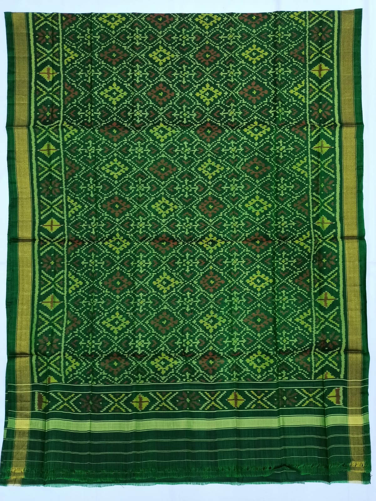 Rajkot ikkat Patola dupatta - Saffronfashionindia
