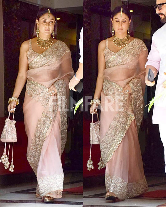 Kareena inspired beautiful saree - Saffronfashionindia