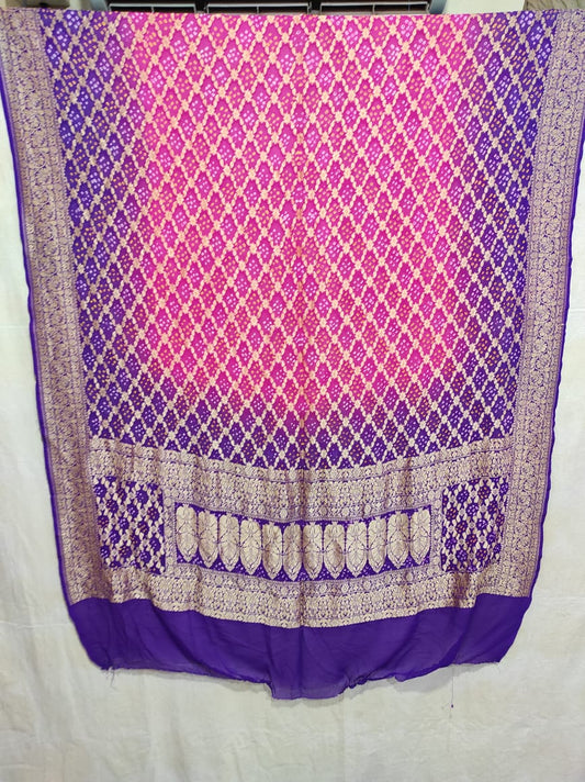 Sushina bandhani dupatta - Saffronfashionindia