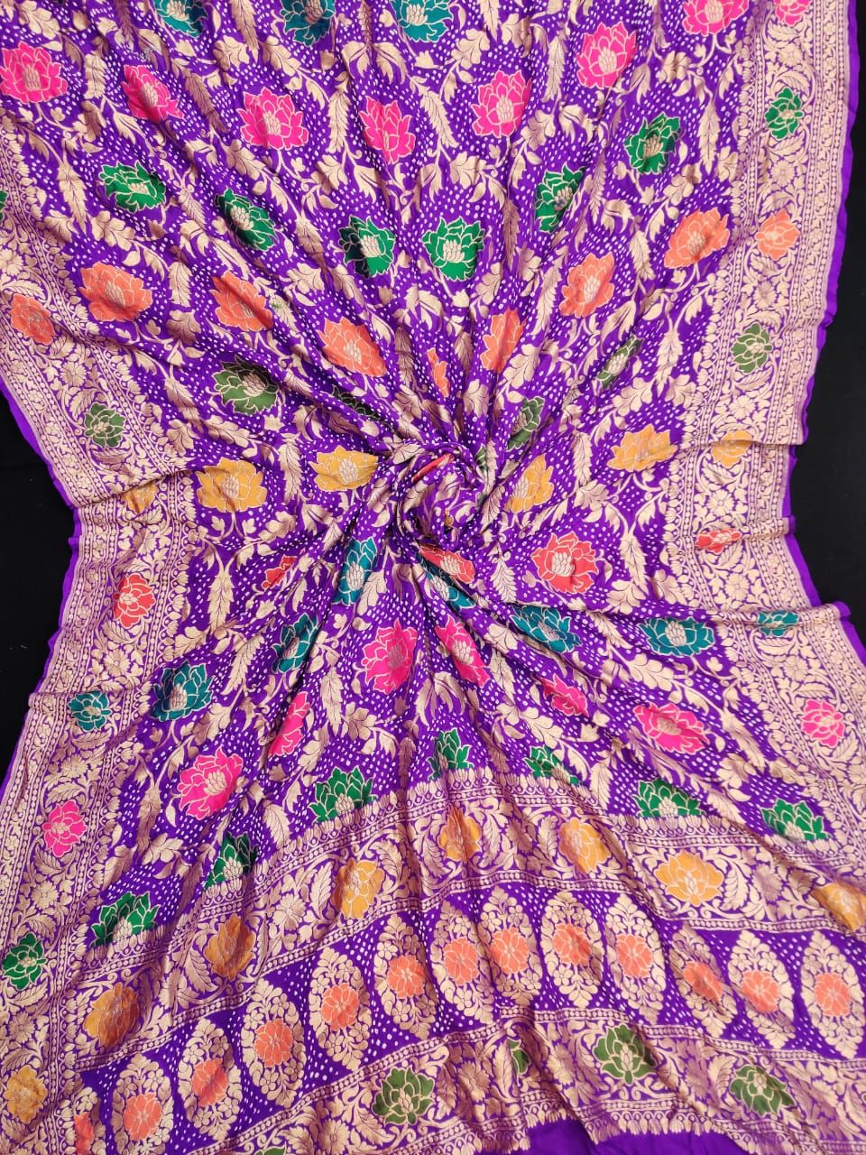 Munish handwoven dupatta - Saffronfashionindia