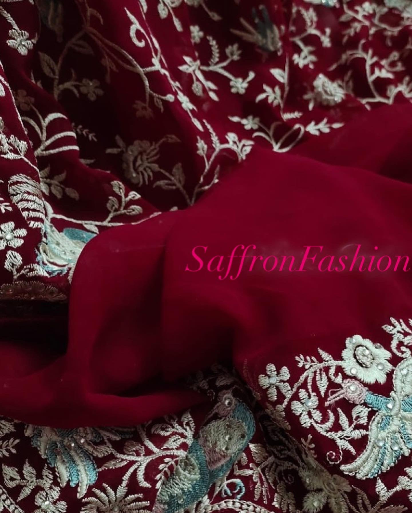 Parsi gara saree - Saffronfashionindia