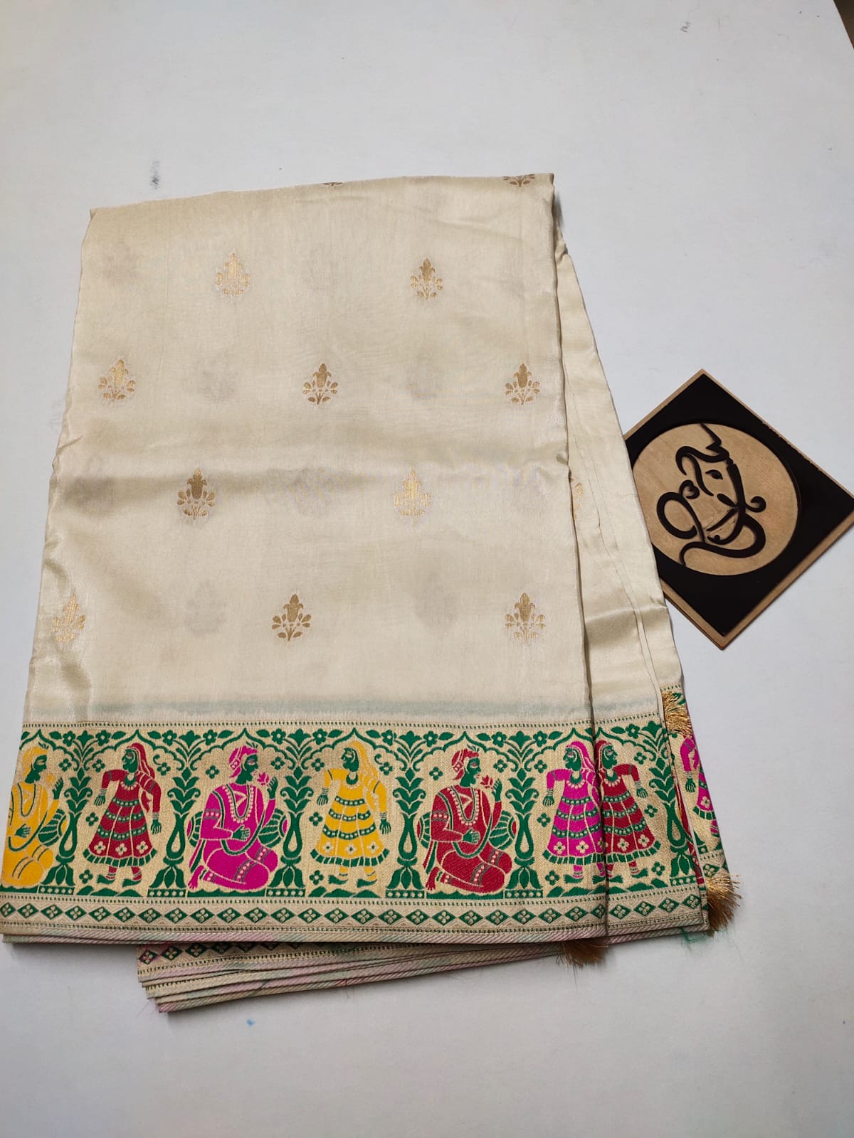 Gandhir banarsi moonga saree - Saffronfashionindia
