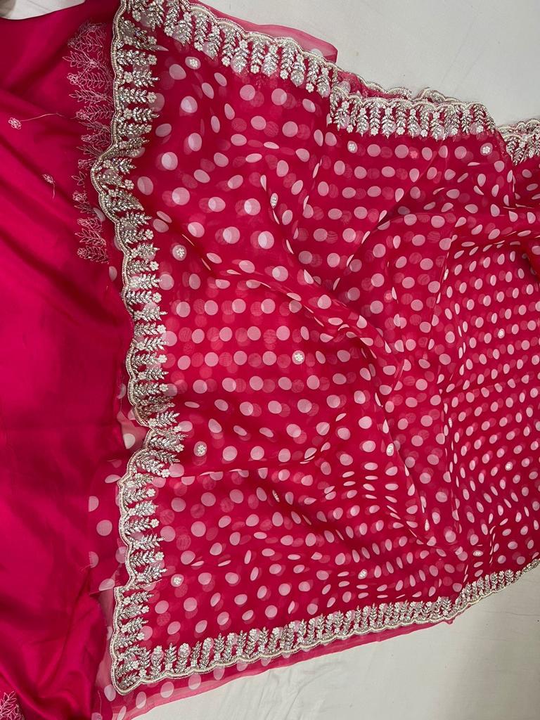 Falecia moti jarkan saree - Saffronfashionindia