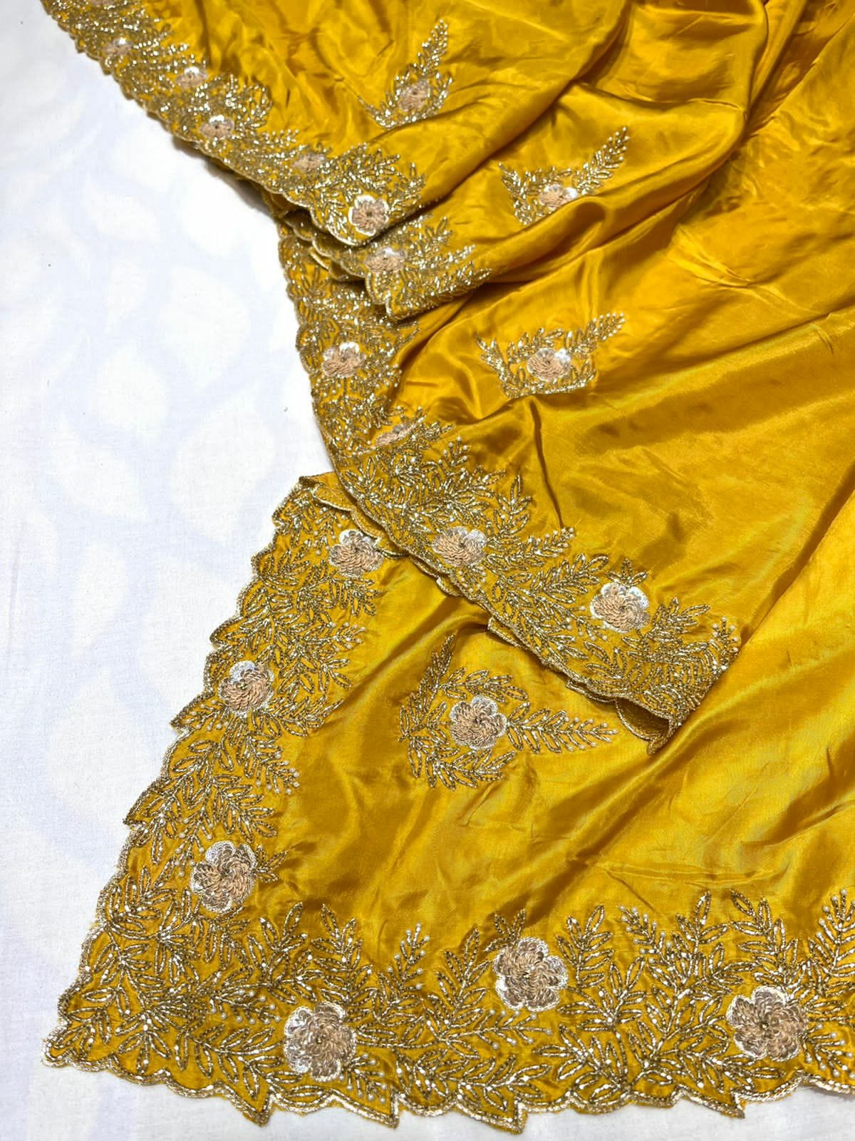 Sanes reception zardosi saree Indian wedding saree women sari blouse SaffronFashion, SaffronFashionindia