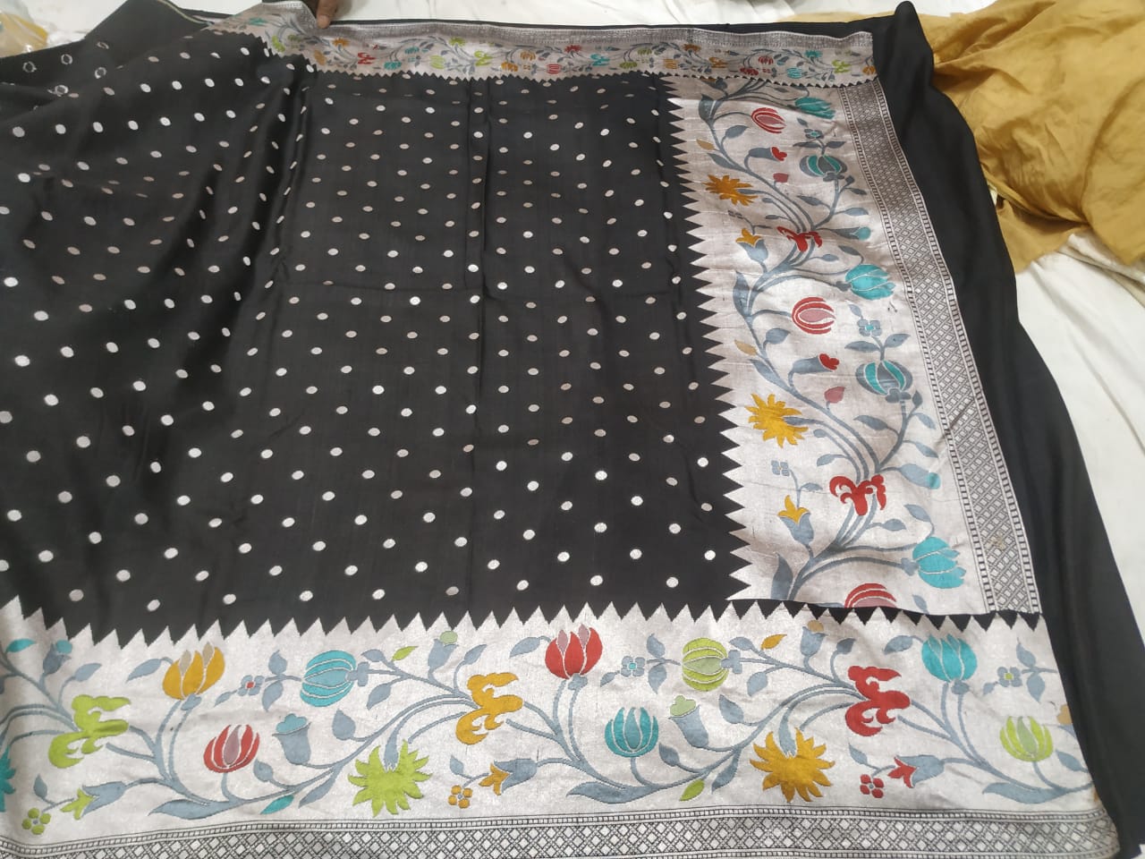 Tussar handloom saree - Saffronfashionindia